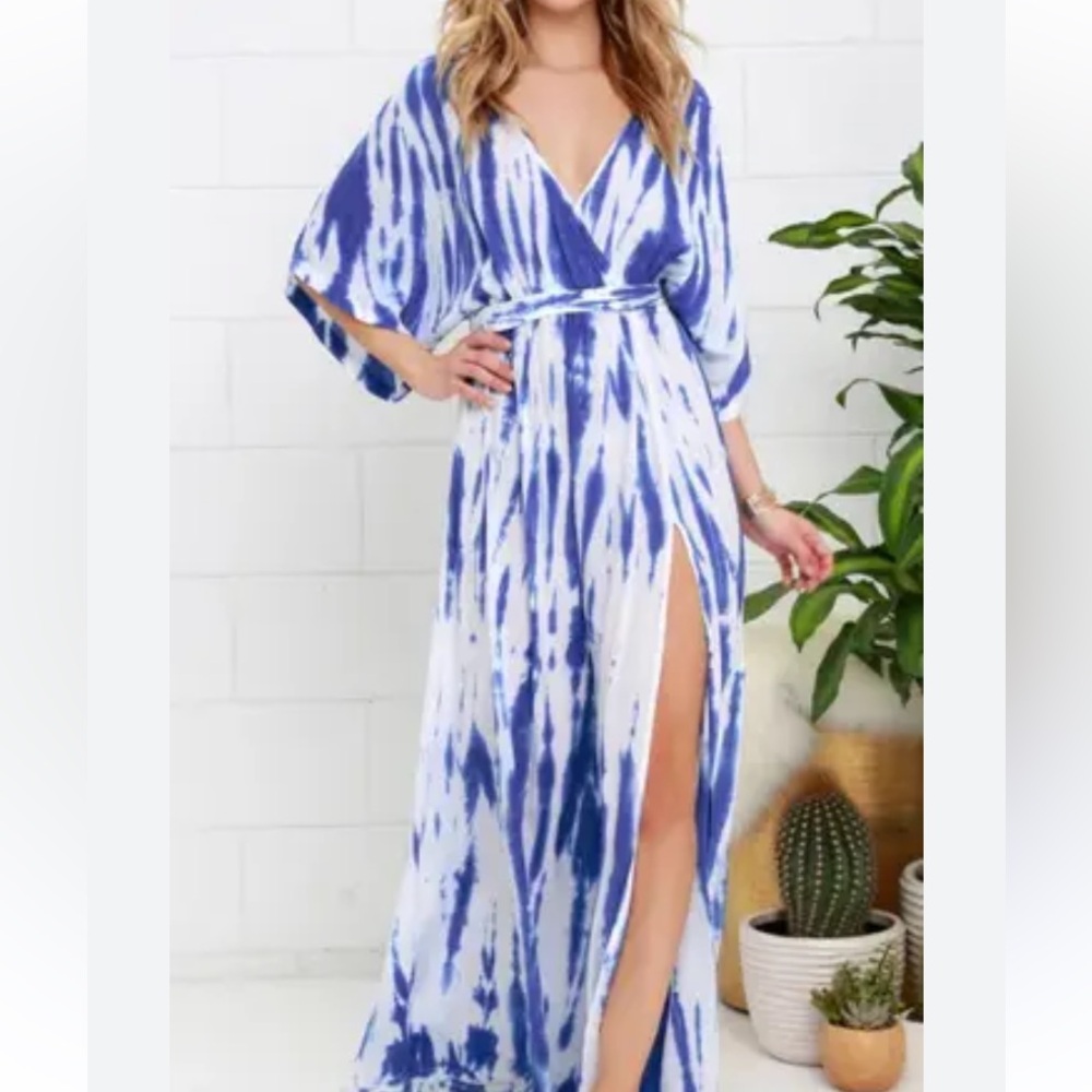 Lulus tie dye maxi dress